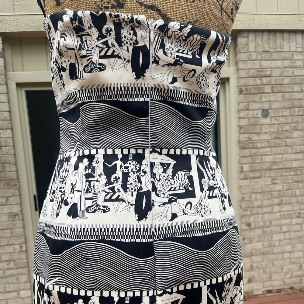 David Meister Strapless Dress size 4